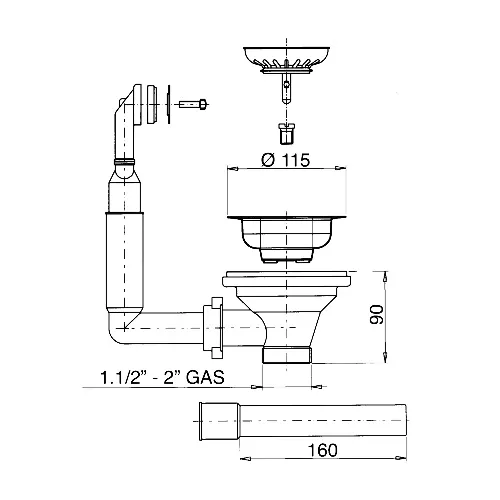 KORIPOHJAVENTTIILI LIRA 1 1/2 YLIVUOTOSRJ